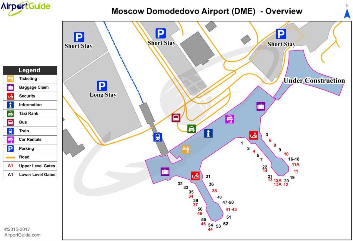 kart av DME airport