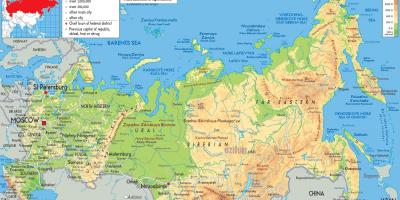 Russland Moskva kart