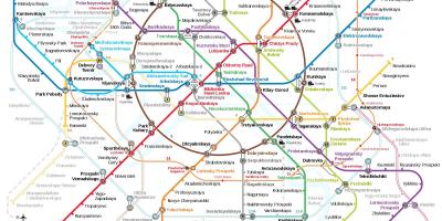 Metro station Moskva kart